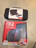 Nintendo Switch 2 inc. Mario World en opbergtas, Ophalen, Met games, Met 2 controllers, Nieuw