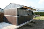 Paardenboxen,buitenboxen,buitenstal,buitenstalling,stallen,, Weidegang, 4 paarden of pony's of meer