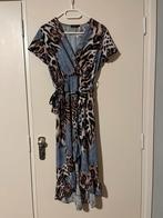 Jurk dames maat L blauw wit panter, Kleding | Dames, Jurken, Ophalen of Verzenden, Zo goed als nieuw, Maat 42/44 (L), Blauw