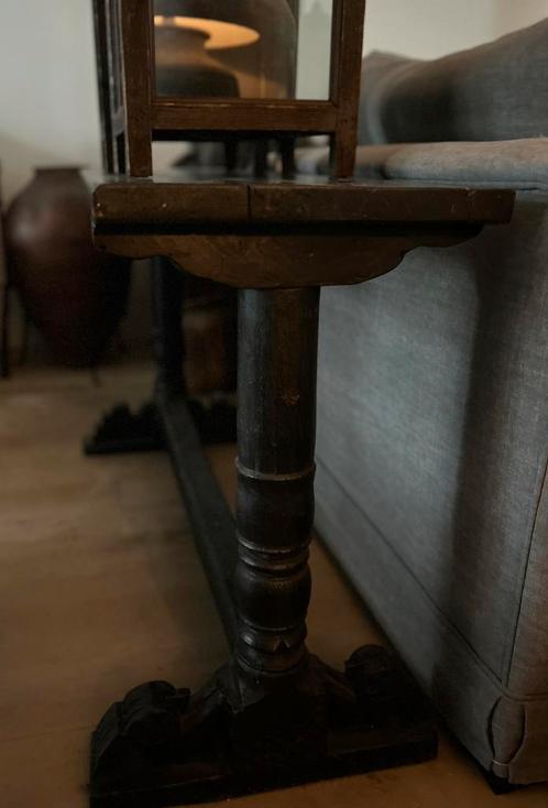 Sidetable van hergebruikt oud hout Indis sleets imperfect, Antiek en Kunst, Curiosa en Brocante, Ophalen