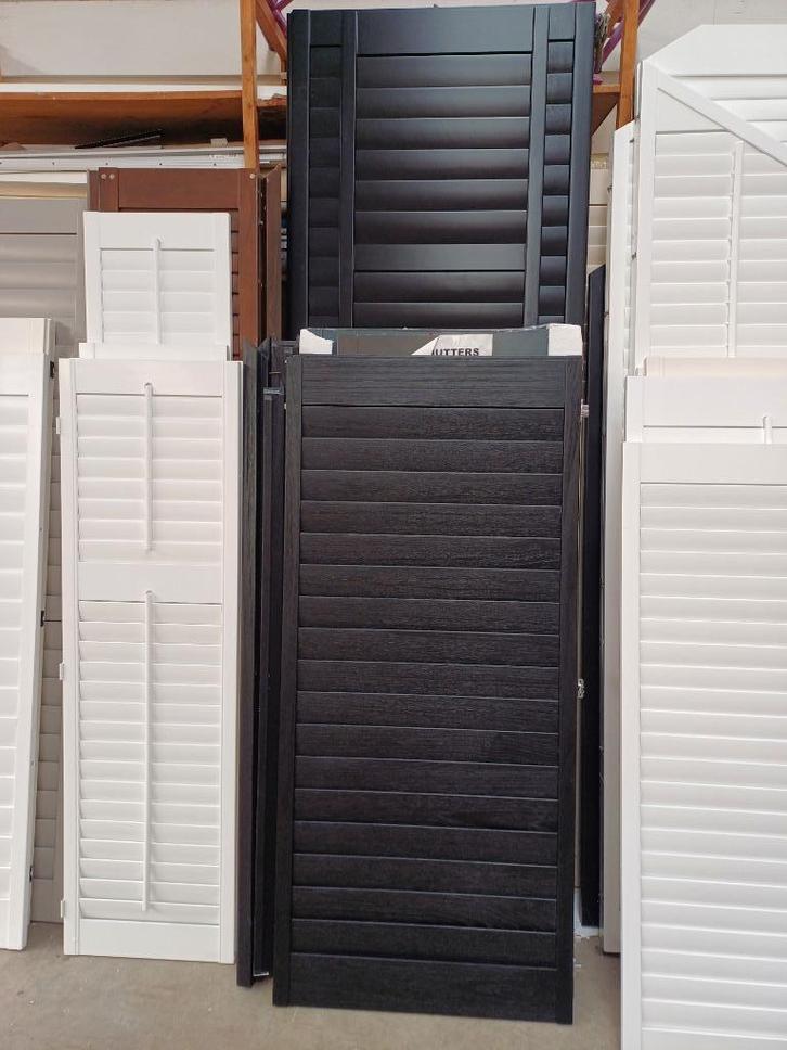 Outlet shutters, luiken, panelen op zaterdag 29 november, Huis en Inrichting, Stoffering | Gordijnen en Lamellen, Nieuw, 100 tot 150 cm