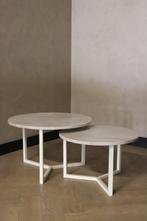 Kwartsiet salontafels | Taj Mahal - los of in set, 50 tot 100 cm, Rond, Nieuw, Minder dan 50 cm