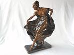 Ernst Seger – Danseres met zwierige jurk, Jugendstil beeld, Ophalen of Verzenden