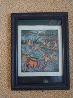 Balinees schilderij/boeren werkend op de Sawa/jaren '50, Ophalen of Verzenden