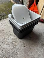 8x IKEA Bakken met Deksel - Stapelbaar, Ophalen of Verzenden, Zo goed als nieuw