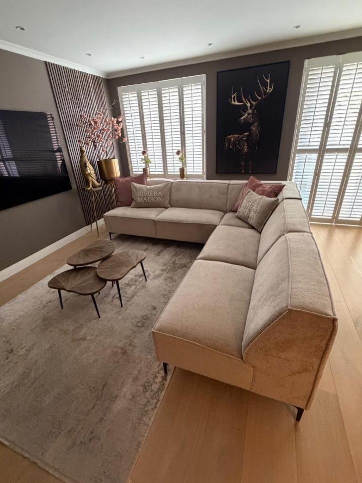 Hoekbank, Huis en Inrichting, Banken | Bankstellen, Zo goed als nieuw, Hoekbank, Vierpersoons of meer, 250 tot 300 cm, Minder dan 75 cm