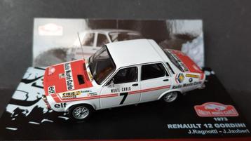 Renault 12 Gordini 1973 Rally Monte Carlo 1:43 Altaya Pol beschikbaar voor biedingen