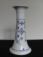Kandelaar met Jäger Blauw Saks motief, Overige materialen, Ophalen of Verzenden, Zo goed als nieuw, Wit