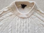 cropped trui creme h&m maat xs dames kleding truien croptop, H&M, Verzenden, Wit, Zo goed als nieuw