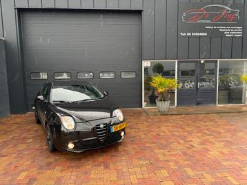 Alfa Romeo MiTo 1.4 2008 Zwart Lm audio black op black beschikbaar voor biedingen