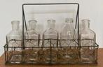 Tray met vaasjes, Overige kleuren, Ophalen of Verzenden, Minder dan 50 cm, Glas