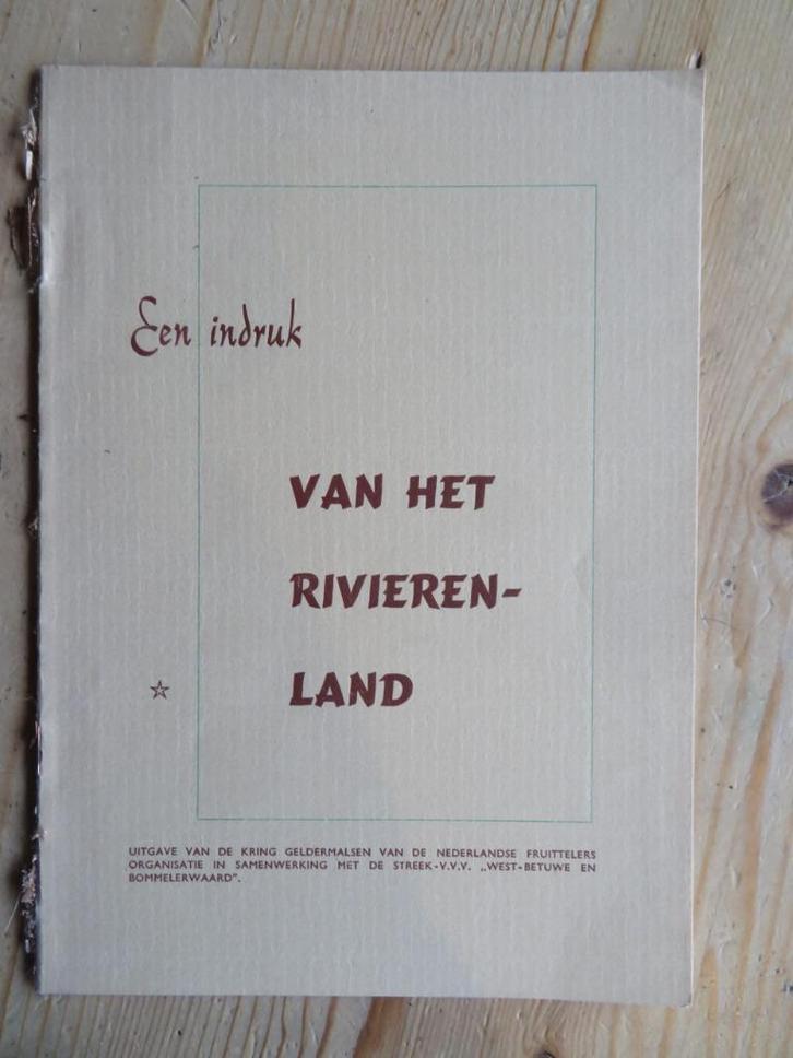 Boekje: Een indruk: Van het Rivierenland Geldermalsen Betuwe, Boeken, Tijdschriften en Kranten, Zo goed als nieuw, Overige typen