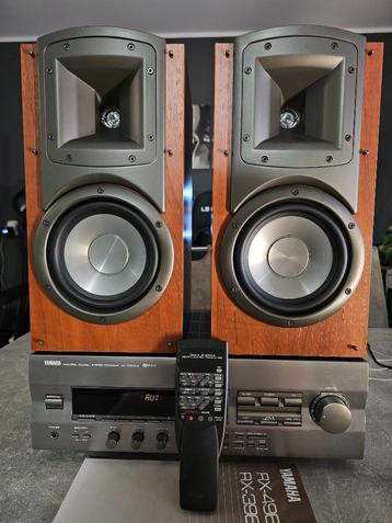 Yamaha RX-396RDS + Klipsch Synergy B3 - prachtige stereo set beschikbaar voor biedingen