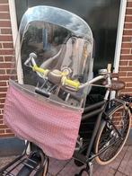Qibbel fietsstoel met windvanger, 0 t/m 13 kg, Voetsteuntjes, Gebruikt, Ophalen of Verzenden