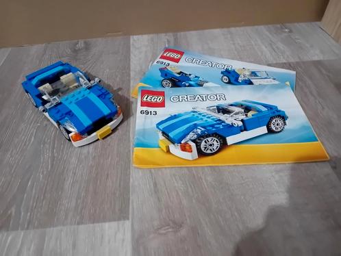 Lego Creator Blauwe Sportwagen 6913, Kinderen en Baby's, Speelgoed | Duplo en Lego, Zo goed als nieuw, Lego, Complete set, Ophalen of Verzenden