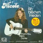 Songfestival Single (1982) Nicole - Ein Bisschen Frieden, Pop, Gebruikt, Ophalen of Verzenden, 7 inch