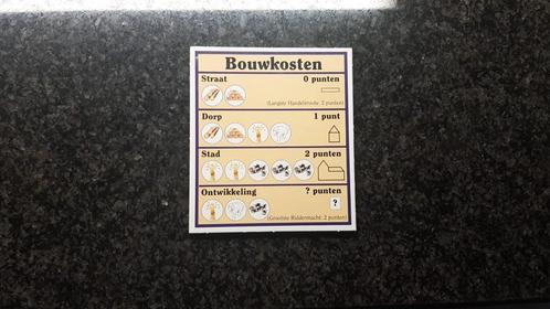 bordspel onderdeel Kolonisten Catan bouwkost kaart 999 game, Hobby en Vrije tijd, Gezelschapsspellen | Bordspellen, Nieuw, Een of twee spelers