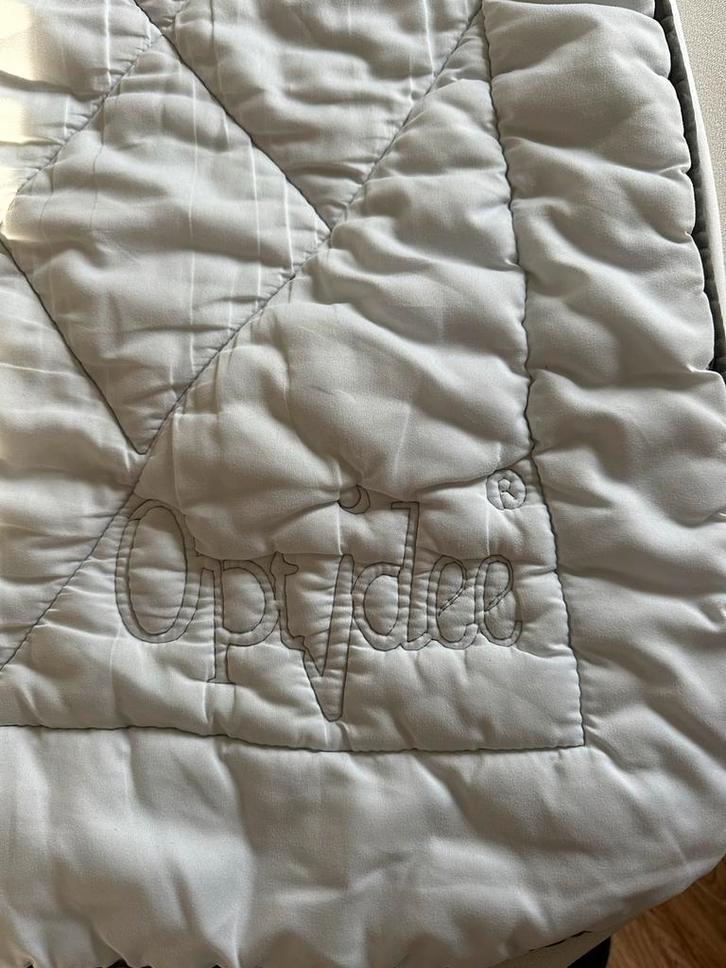 2x Optidee Soft-Top Matrasoplegger 90x200, Huis en Inrichting, Slaapkamer | Beddengoed, Zo goed als nieuw, Overige typen, Overige maten