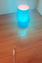1 x IKEA Lykta tafellamp blauw, Ophalen of Verzenden, Gebruikt, Glas