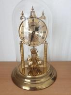 Haller antieke klok messing in stolp, Ophalen of Verzenden