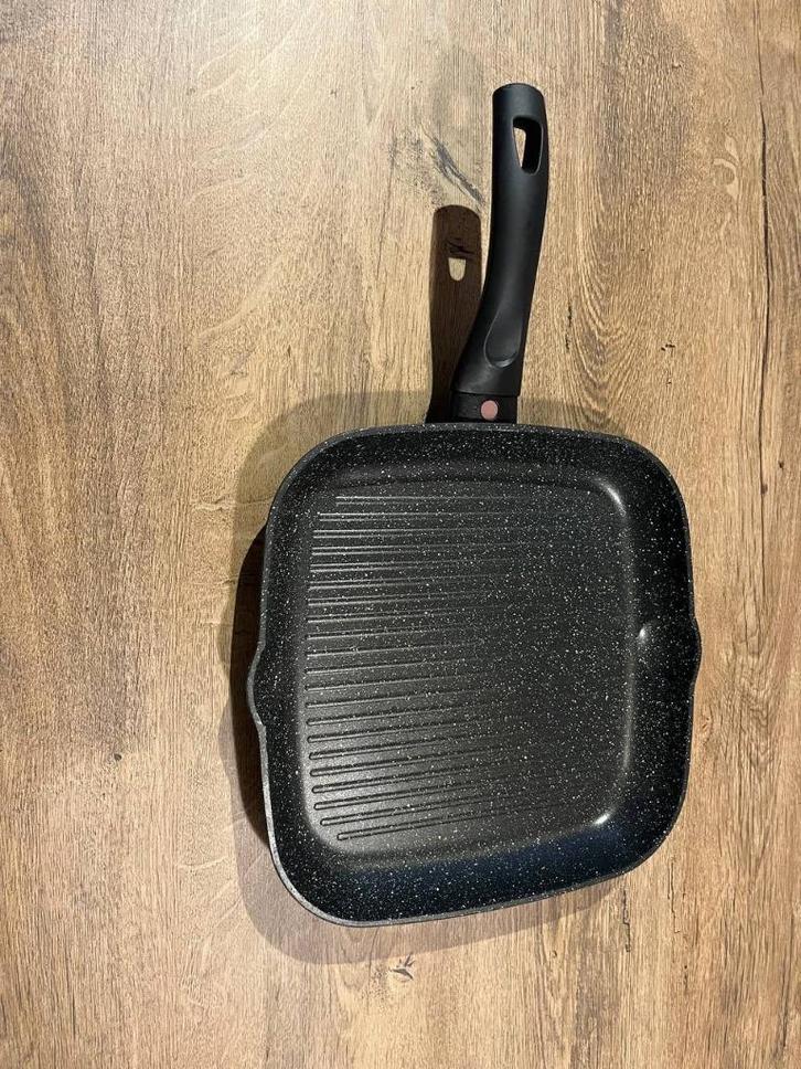 Grillpan 28 cm Ballarini, Huis en Inrichting, Keuken | Potten en Pannen, Gebruikt, Koekenpan of Braadpan, Overige materialen, Ophalen of Verzenden