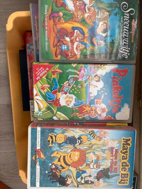 (DISNEY) VIDEOBANDEN (+/- 50 STUKS), Cd's en Dvd's, VHS | Kinderen en Jeugd, Zo goed als nieuw, Tekenfilms en Animatie, Alle leeftijden