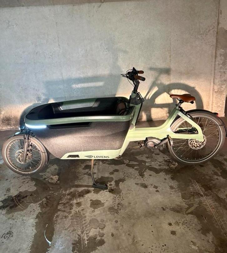 Lovens Explorer Smart 545wh Moss green S75+, Fietsen en Brommers, Fietsen | Bakfietsen, Zo goed als nieuw, 4 kinderen of meer