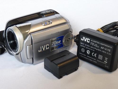 JVC Everio GZ-MG21E 20GB, accu, adapter, 32x zoom, Audio, Tv en Foto, Videocamera's Digitaal, Zo goed als nieuw, Camera, Harde schijf