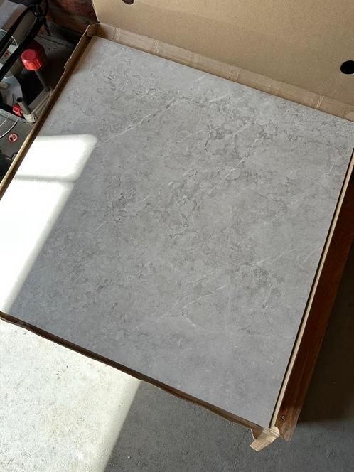 Evostone ivory vloer/wandtegel 60x60, 16 tegels/5,76 m2, Doe-het-zelf en Verbouw, Tegels, Nieuw, Vloertegels, Keramiek, 60 cm of meer