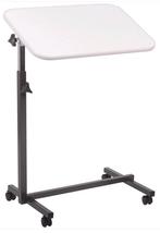 Verstelbare bedtafel op wielen lgrijs als nieuw in doos., Diversen, Ophalen of Verzenden, Nieuw