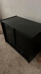 Zwarte kast - gratis af te halen, Ophalen, Gebruikt, Grenenhout, 40 tot 80 cm