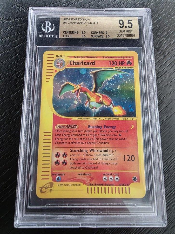 Charizard expedition BGS 9.5, Hobby en Vrije tijd, Verzamelkaartspellen | Pokémon, Nieuw, Ophalen of Verzenden