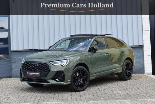 Audi Q3 Sportback 45 TFSI e S-Line Black Ed Uniek District G, Auto's, Audi, Bedrijf, Te koop, Q3, 360° camera, ABS, Achteruitrijcamera