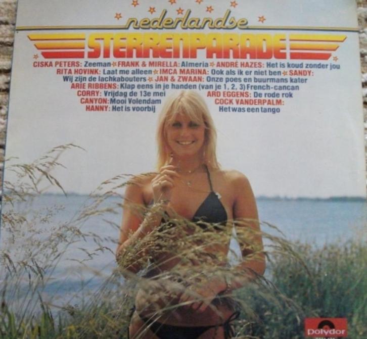 LP Nederlandse Sterrenparade., Cd's en Dvd's, Vinyl | Nederlandstalig, Zo goed als nieuw, Levenslied of Smartlap, 12 inch, Verzenden