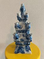 Heinen Delfts Blauwe Tulpenvaas Bubble Blue, Antiek en Kunst, Ophalen of Verzenden