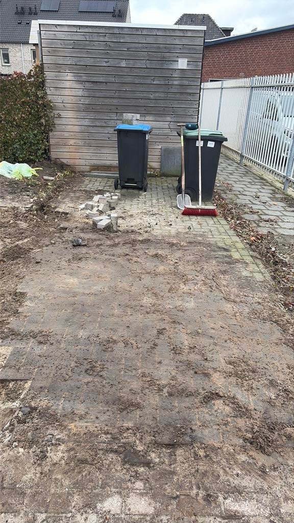 Gratis klinkers 10m2, Tuin en Terras, Ophalen, Gebruikt, 10 m² of meer, Klinkers