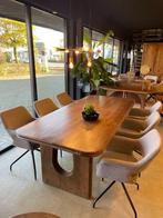 EETTAFEL MANGO RECHT HALD ROND ROND CHEFMEUBEL SALE ! 799, Ophalen, Bruin, Nieuw, Modern