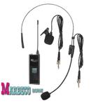 UHF Draadloze microfoonset, 4x 100-Kanaals, 4 Headsets, Muziek en Instrumenten, Microfoons, Overige typen, Info@marbeco.nl, Draadloos