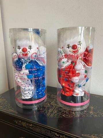 2 muziek clowns uit de jaren 80 in originele verpakking beschikbaar voor biedingen