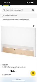 Ikea ARNAVIK Hoofdbord 180cm - Nieuw!, Huis en Inrichting, Ophalen, Wit, 180 cm, Stof