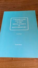A modern guide and index to the mental rubrics of Kent’s rep, Boeken, Studieboeken en Cursussen, Ophalen of Verzenden, Beta, Zo goed als nieuw