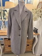 Chique, Lichtgrijze alpaca/lama-jas Comma, 36-38, ZGAN., Kleding | Dames, Jassen | Winter, Ophalen of Verzenden, Nieuw, Maat 36 (S)