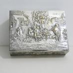 Silver plated box - Denmark - gemerkt met Denmark [429], Antiek en Kunst, Ophalen