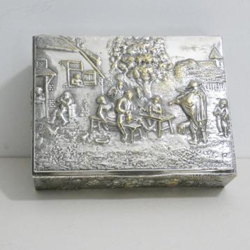 Silver plated box - Denmark - gemerkt met Denmark [429] beschikbaar voor biedingen
