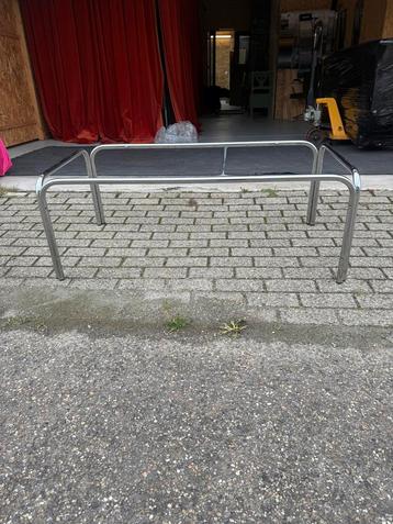 Vintage Chromen Salontafel - Space Age Design beschikbaar voor biedingen