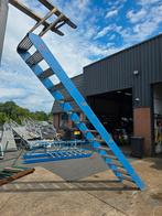 Stalen trap blauw hoog3.3mtr nob096, Ophalen, Zo goed als nieuw, 2 tot 4 meter