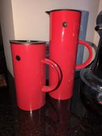 Stelton Thermoskannen Set - Rood, Ophalen of Verzenden, Gebruikt