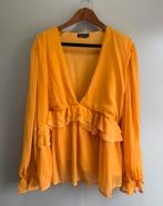 Boohoo okergeel top met lange mouw | doorschijnend | mt 50, Kleding | Dames, Grote Maten, Geel, Ophalen of Verzenden, Zo goed als nieuw