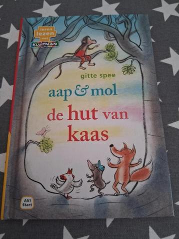 boek gitte spee - aap & mol - de hut van kaas - avi start beschikbaar voor biedingen