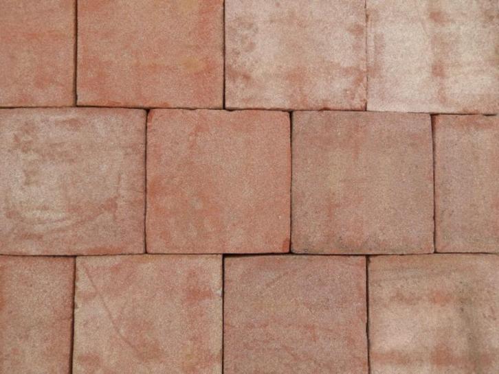 Gebakken 20x20 tegel rood, Tuin en Terras, Tegels en Klinkers, Nieuw, Terrastegels, Overige materialen, Ophalen of Verzenden